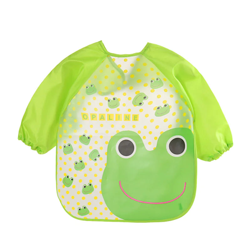 EVA Long-Sleeved Baby Clothes with Bibs for Kids