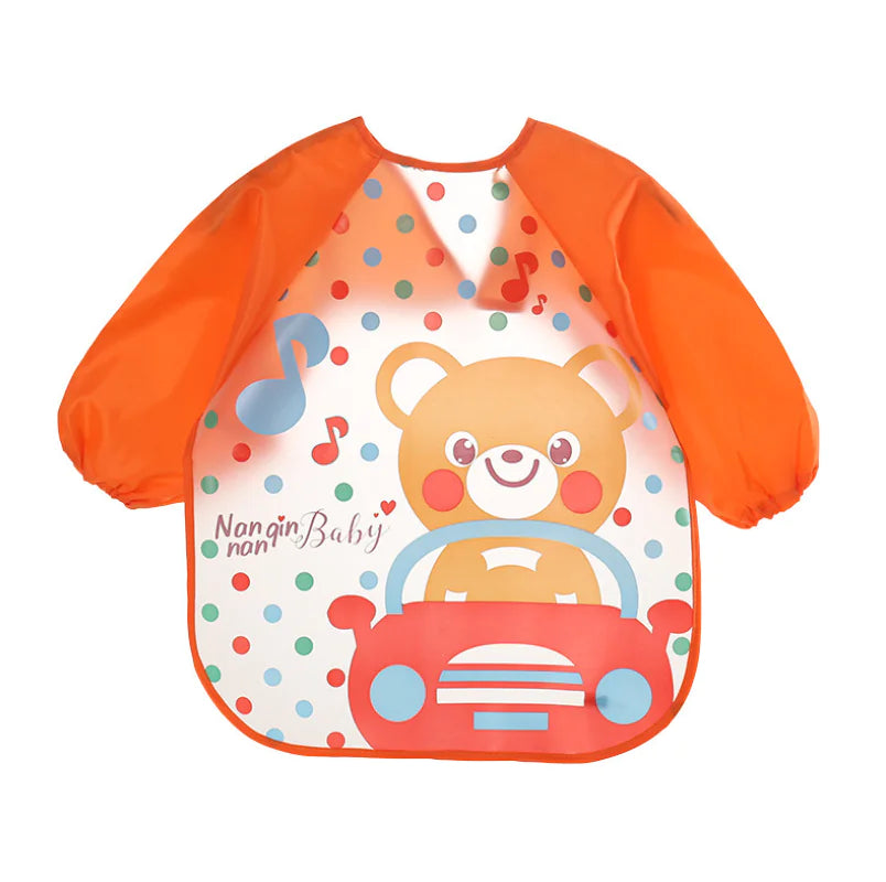 EVA Long-Sleeved Baby Clothes with Bibs for Kids