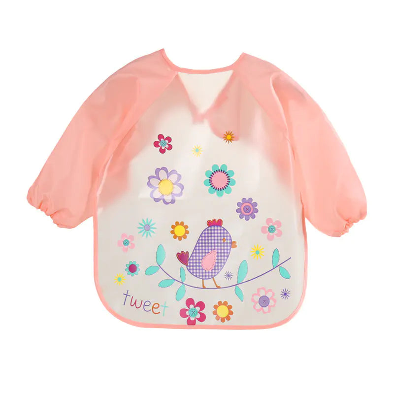 EVA Long-Sleeved Baby Clothes with Bibs for Kids