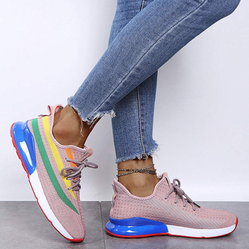 SIZE 35-43 ! Lovely Lady Flat Shoes For Women shoes & Black,Pink,Grey Soft Slip-On Breathable Light Female Shoes With Mix-Color