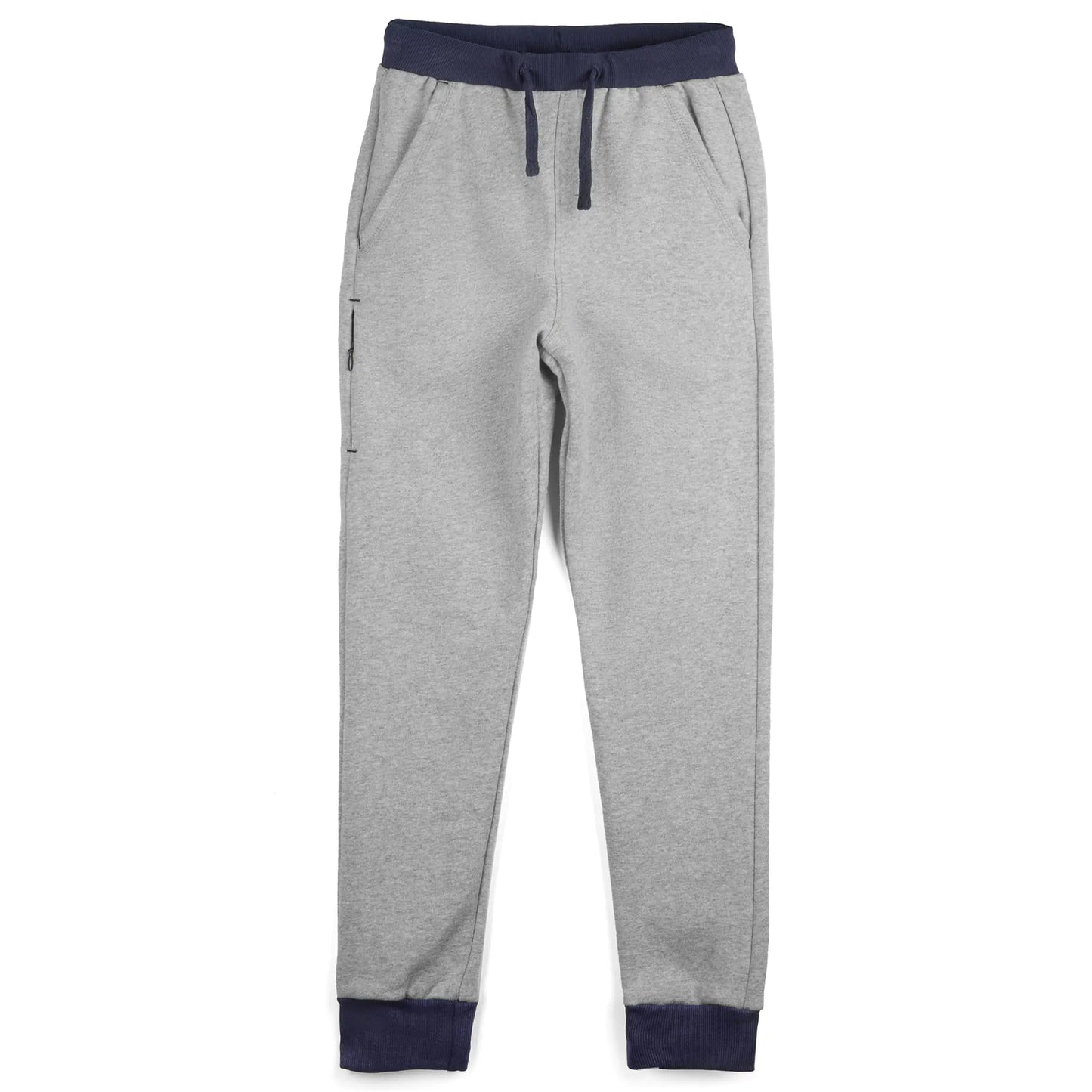 Mightly Boys and Girls Sweatpants Joggers | Organic Cotton Toddler and Kids Clothes Gray and Navy 5