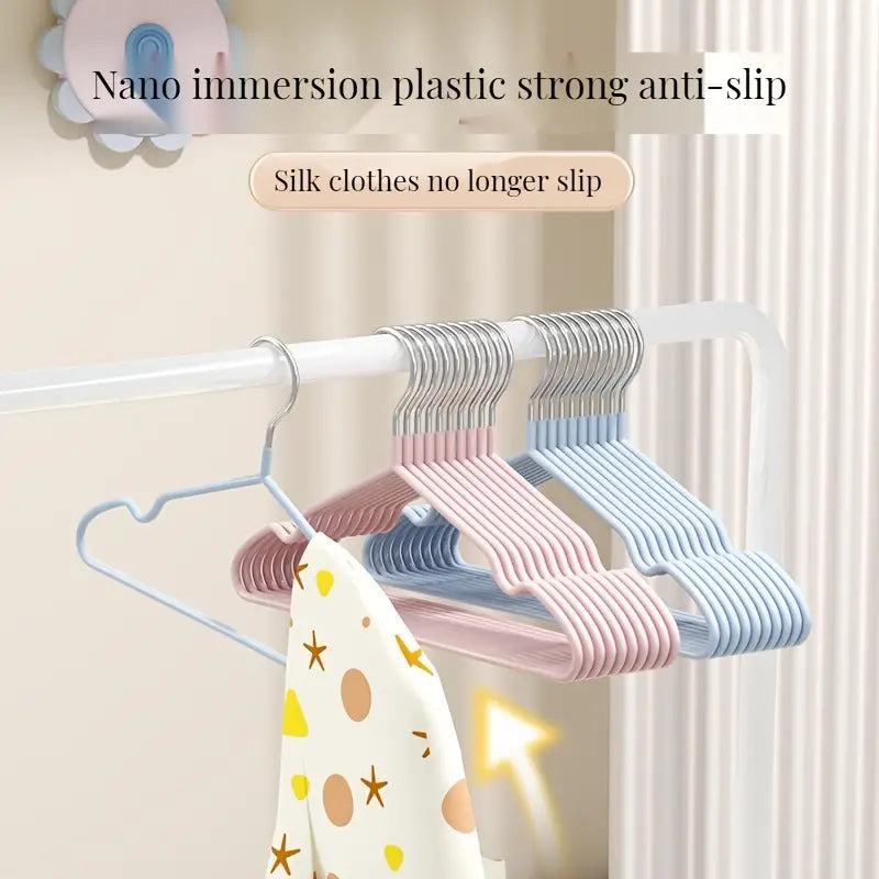 10 Pcs Non-Skid Baby Clothes Hangers for Kids