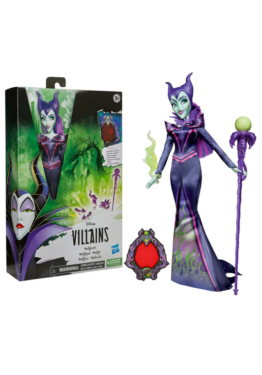 Disney Villains Maleficent Fashion Doll Accessories and Removable Clothes Disney Villains Toy for Kids 5 Years and Up